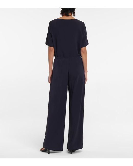 The Row Blue Gala Cady Wide-Leg Pants
