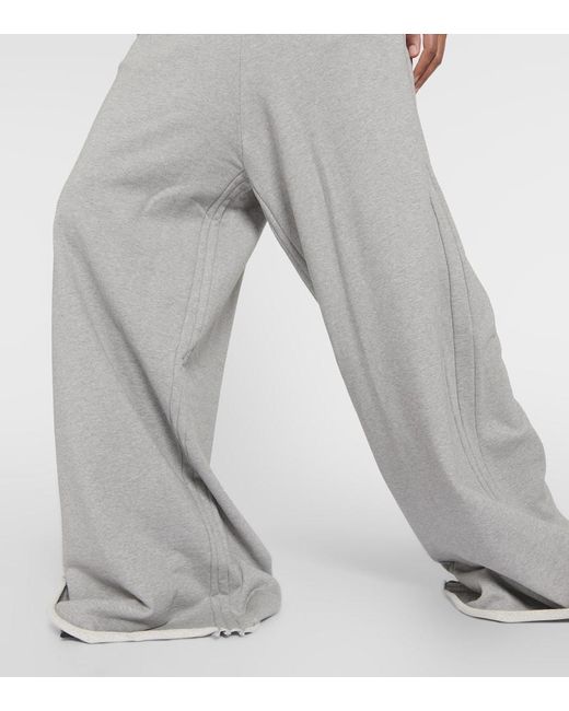 Pantalones deportivos oversized de algodon Vetements de color Gray