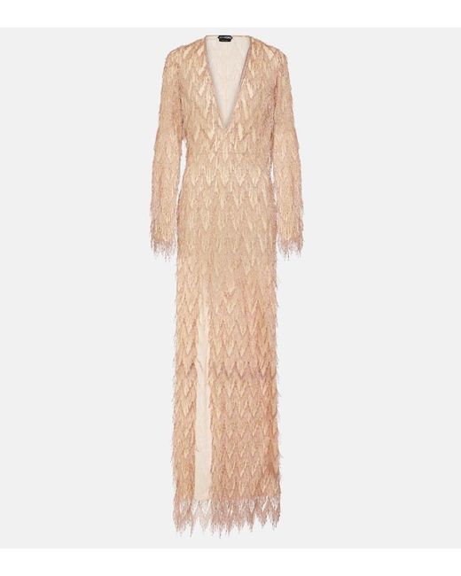 Tom Ford Natural Robe aus Lame