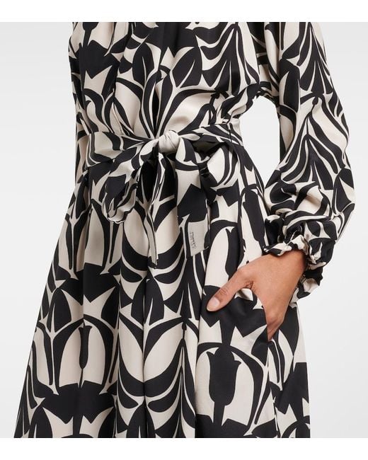 LaDoubleJ Black Cerere Silk Shirtdress