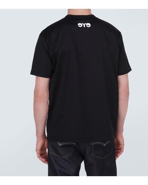 Junya Watanabe Black X Carhartt Logo Cotton Jersey T-shirt for men