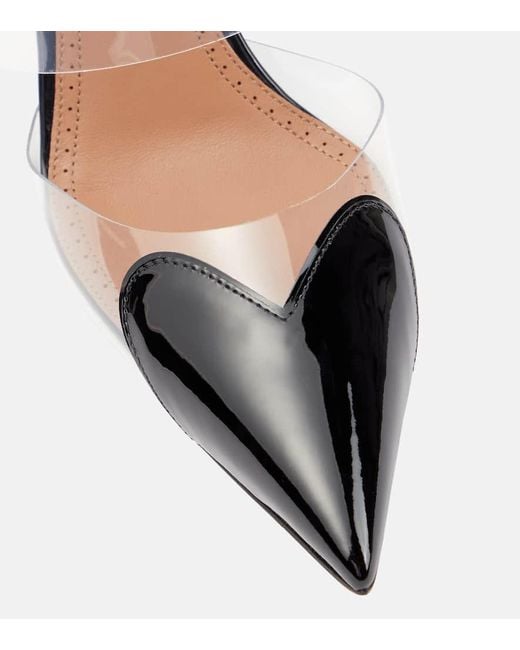 Alaïa Black Mules Cour Mit Lackleder