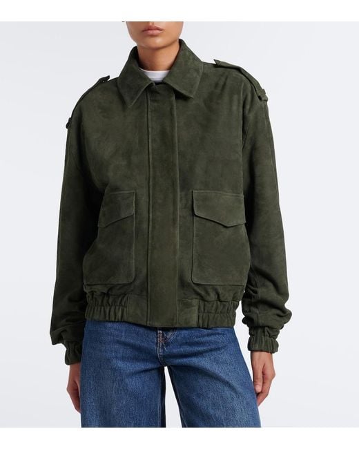 Arma Green Halti Suede Blouson Jacket