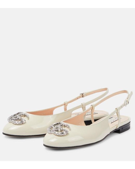 Women's Closed Toe Slingback Pumps - 1.5 Inch Kitten Heel, Patent Leather, Comfortable Dress Shoes - View #7
