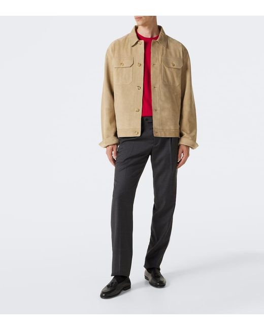 Pull En Cachemire Rubinacci pour homme en coloris Red