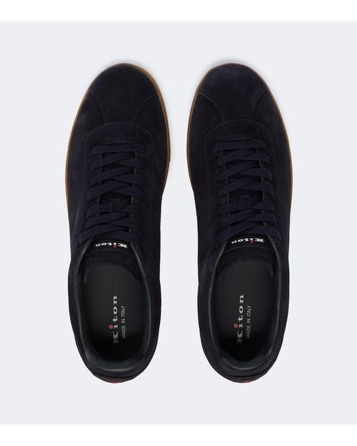 Baskets En Daim Kiton pour homme en coloris Blue