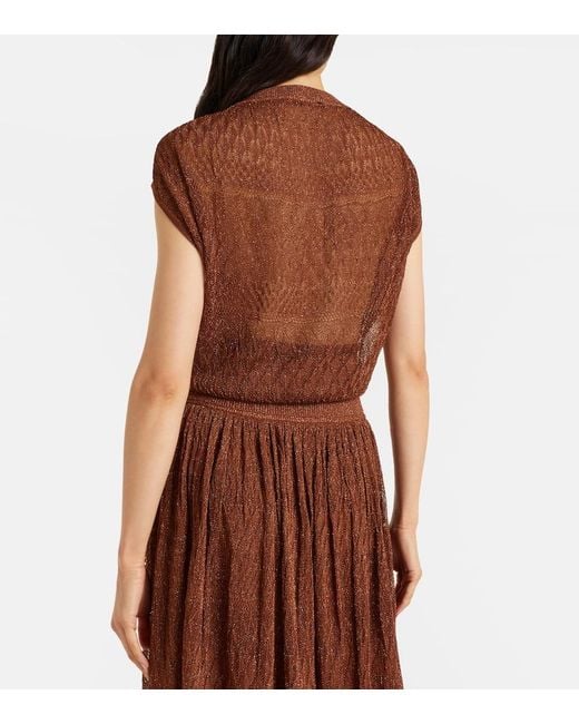 Zimmermann Brown Top Awaken Aus Lame