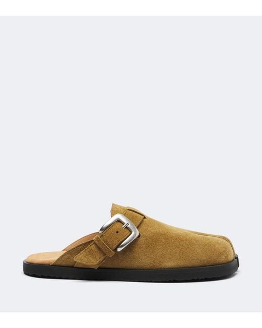 Maison Margiela Yellow Tabi Daily Suede Mules