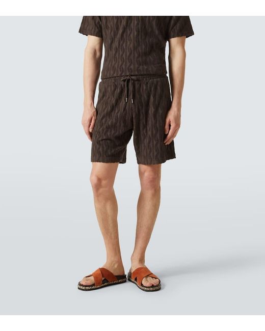 Frescobol Carioca Shorts Augusto Aus Baumwolle in Black für Herren