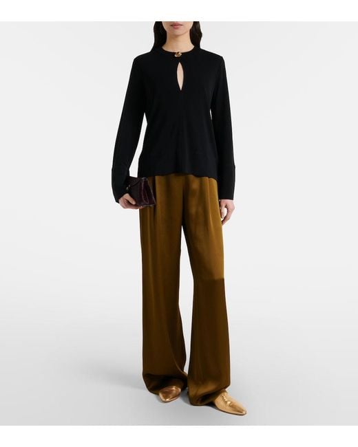 Joseph Black Fabiola Jersey Blouse