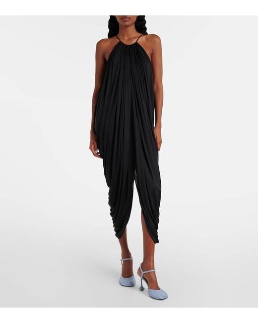 Loewe Blue Toy 90 Crystal-Embellished Leather Pumps