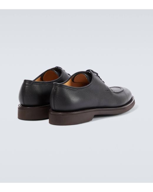 John Lobb Black Rydal Leather Oxford Shoes for men