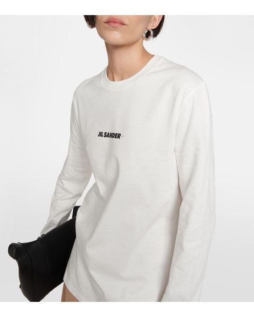 Jil Sander White Sweatshirts