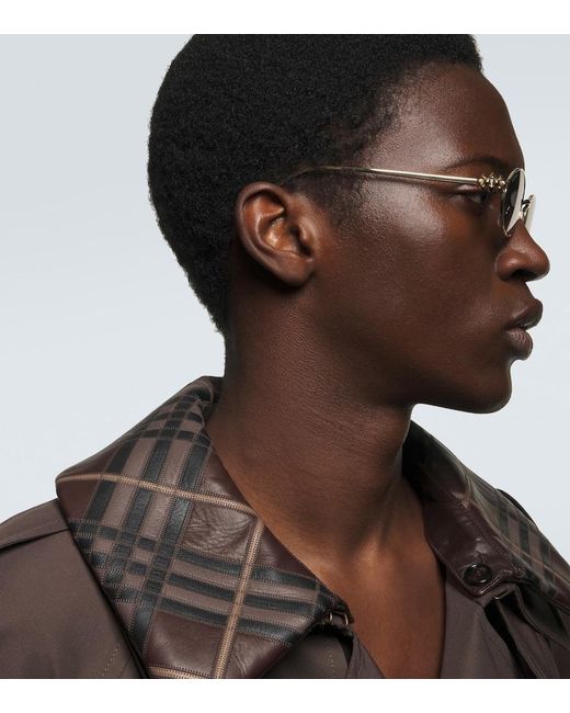 Cartier Metallic Clash De Cartier Oval Sunglasses for men