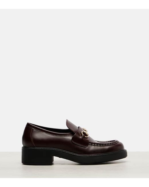 Mocassini Horsebit di Gucci in Brown