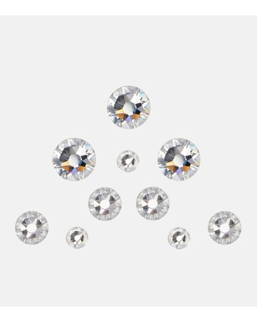 Jennifer Behr White Kira Hair Magnet Set