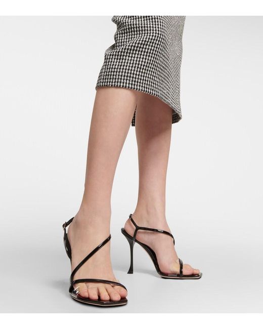 Roger Vivier Multicolor I Love Vivier Pvc And Patent Leather Sandals
