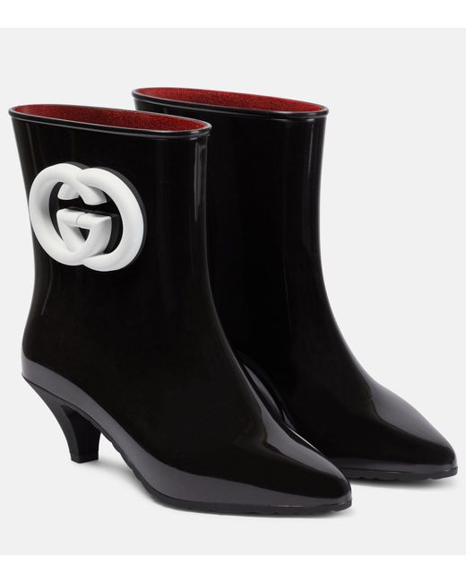 Gucci Gene Ankle Boots in Black Lyst