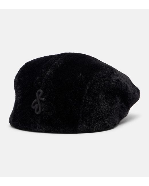 Ruslan Baginskiy Black Logo Flat Cap
