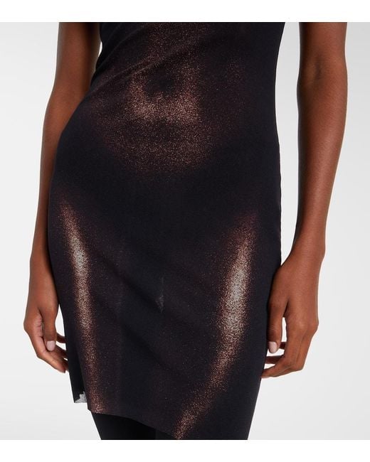 Jean Paul Gaultier Black Mini Dress Mesh Body Dust