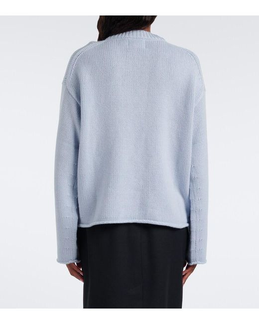 Loulou de Saison Blue Derry Cashmere Sweater