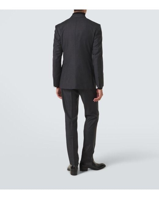 Tom Ford Blue Shelton Wool Suit for men