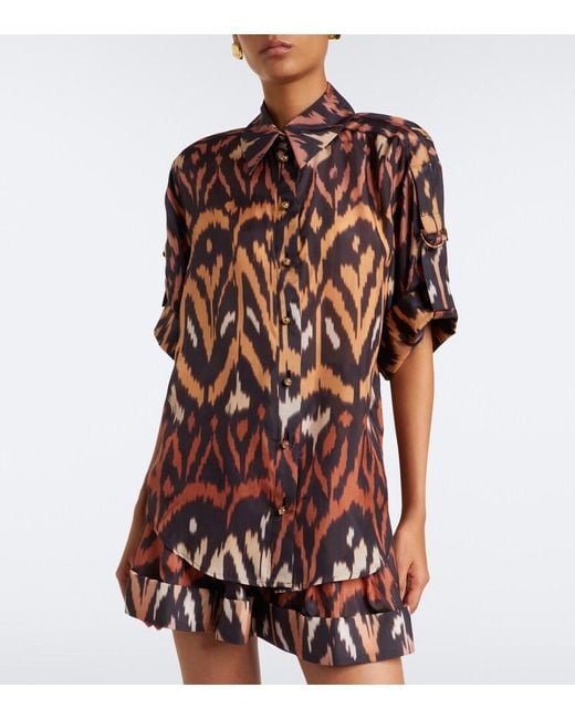 Camicia Aster di Zimmermann in Brown