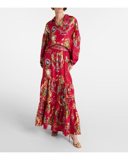 Gonna Lunga di Camilla in Red