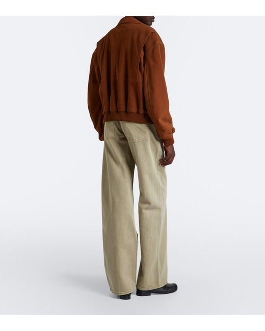 SLVRLAKE Denim Natural Mica Wide-Leg Jeans