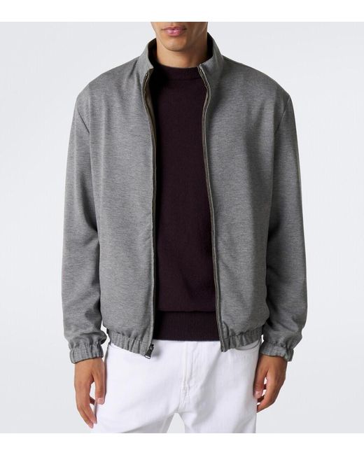 Canali Green Reversible Jacket for men