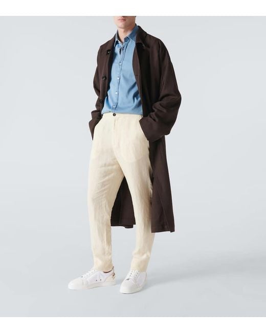 Christian Louboutin White Fun Louis Junior Leather Sneakers for men