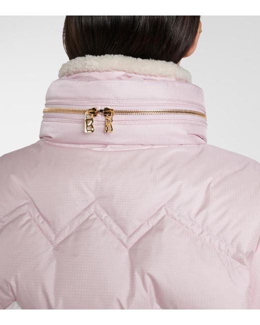 Bogner Pink Vanja Chevron Ski Jacket