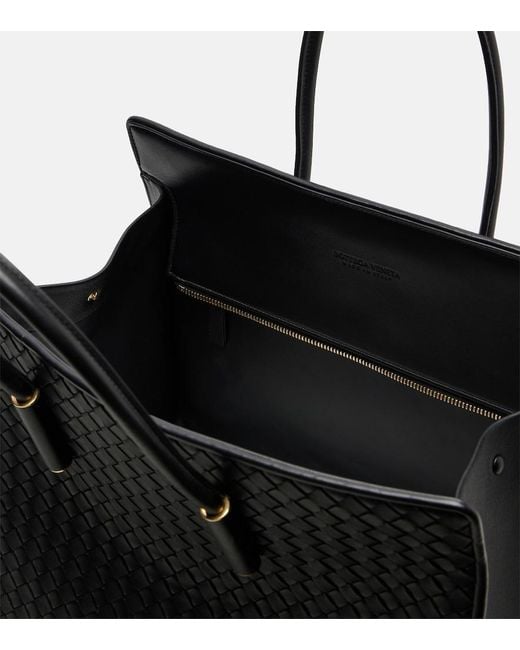 Bottega Veneta Black Tote Bag Barbara Medium Aus Leder