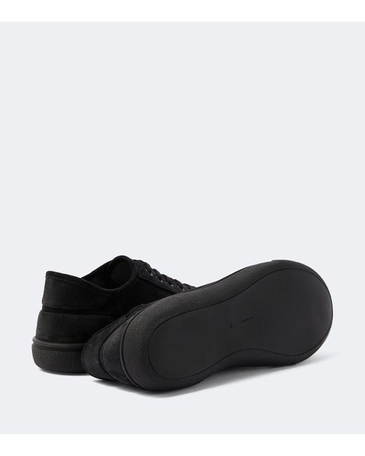 The Row Black Suede Sneakers for men