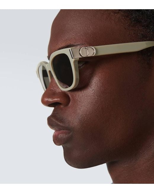 Gafas de sol cuadradas CD Icon S1I Dior de hombre de color Natural