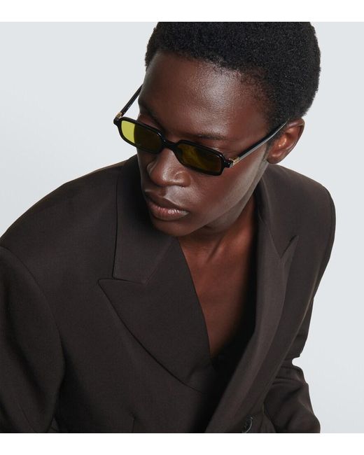 Miu Miu Eckige Sonnenbrille Miu Regard in Yellow für Herren