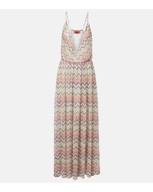Missoni Natural Zig Zag Maxi Dress