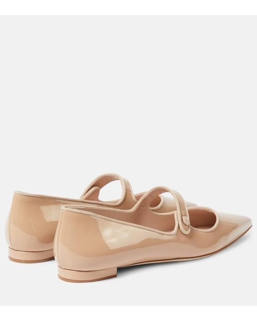 Ballerine Campari di Manolo Blahnik in Natural