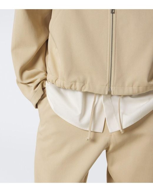 Loewe Natural Cotton Twill Jacket for men