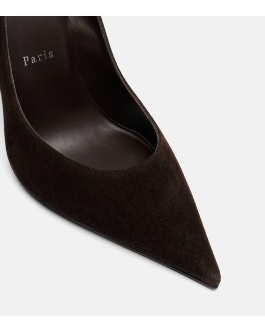 Christian Louboutin Black Pumps Miss Z 100 Aus Veloursleder