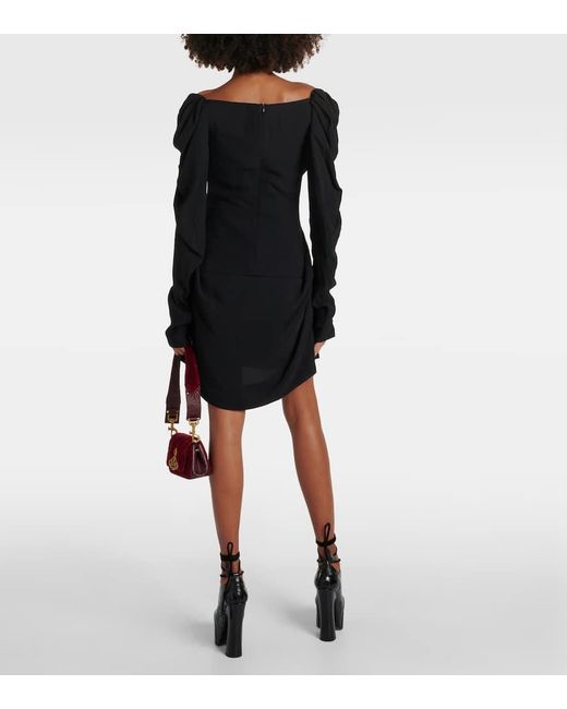 Miniabito con scollo bardot di Vivienne Westwood in Black