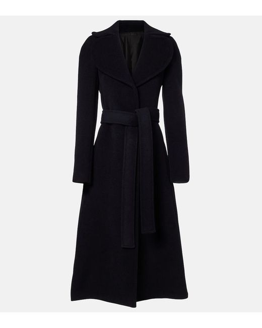 Alaïa Black Tailored Wool Coat