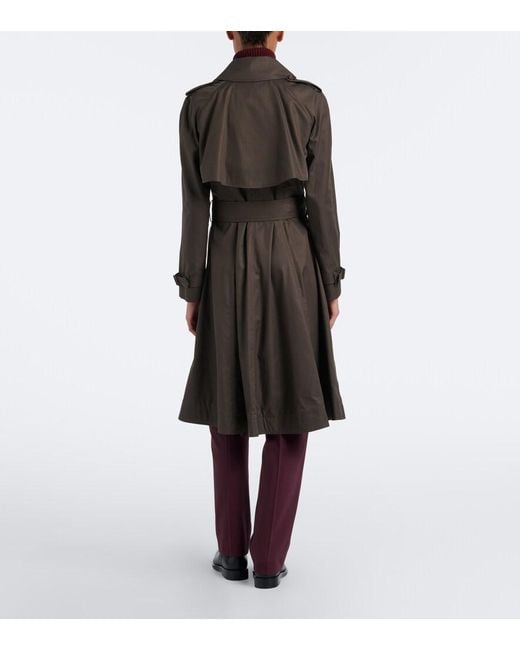 Burberry Brown Pembury Cotton Gabardine Trench Coat