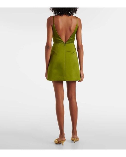 Abito Corto Vero di Emilia Wickstead in Green