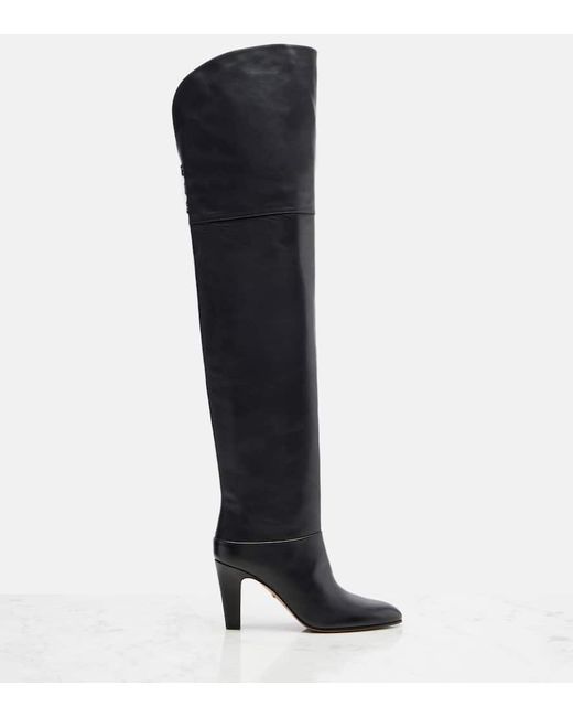 Botas Mosqueteras Eve De Piel Chloé de color Black