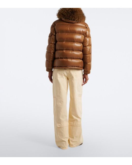 Moncler Natural Cotton Wide-Leg Pants