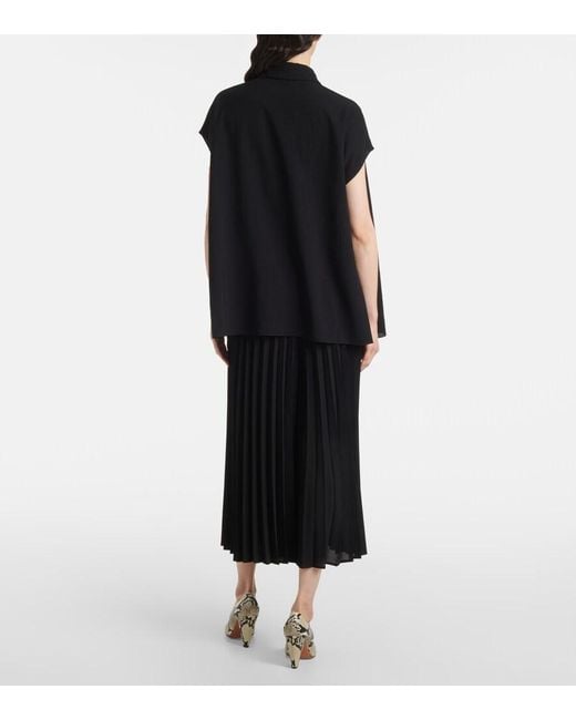 Joseph Black Antin Plisse Top