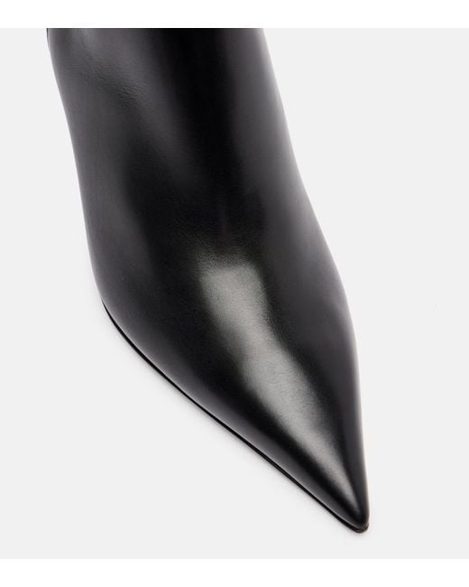 Tom Ford Black Julianne 85 Leather Ankle Boots