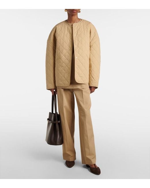 Totême  Natural Quilted Jacket