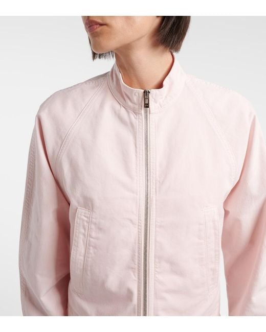Alaïa Pink Denim Jacket